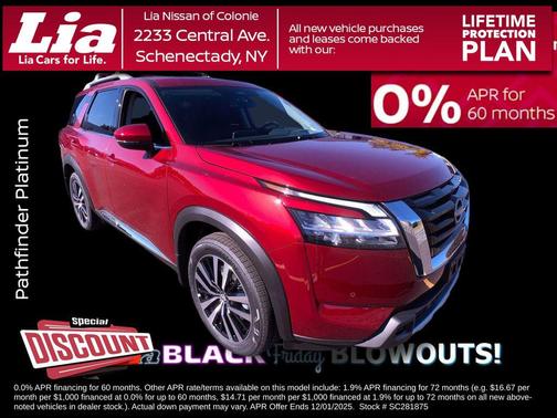 2025 Nissan Pathfinder Platinum 4WD