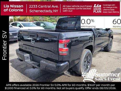 Super Black 2026 Nissan Frontier SV