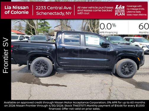 Super Black 2026 Nissan Frontier SV