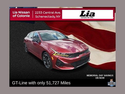 Passion Red 2022 Kia K5 GT-Line