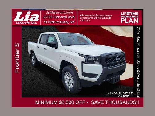 Glacier White 2026 Nissan Frontier S
