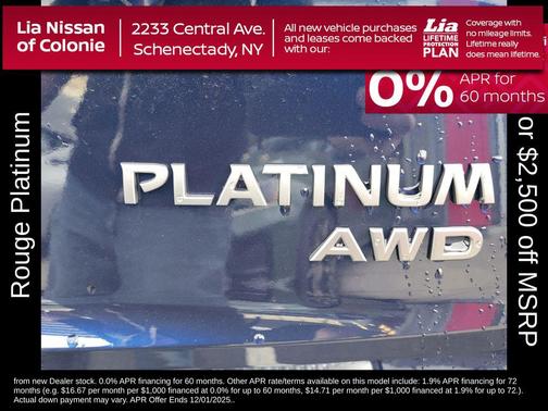 2026 Nissan Rogue Platinum