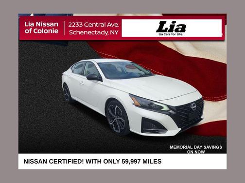 Glacier White 2024 Nissan Altima SR FWD