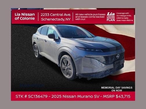 Gun Metallic 2025 Nissan Murano SV