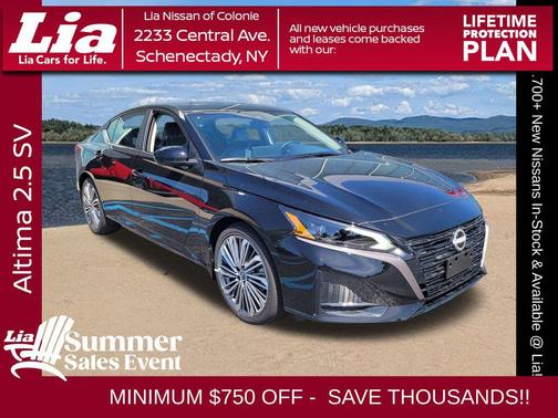 Super Black 2026 Nissan Altima 2.5 SV