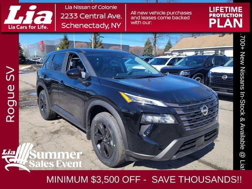 Super Black 2026 Nissan Rogue SV