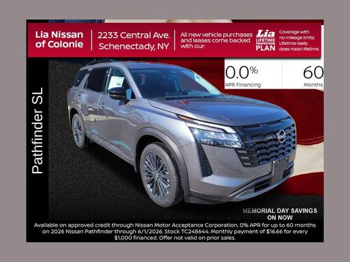 Gun Metallic 2026 Nissan Pathfinder SL
