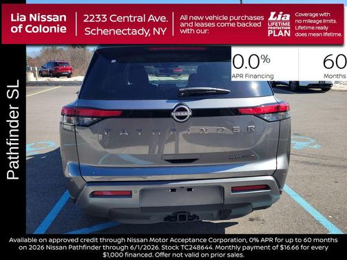 Gun Metallic 2026 Nissan Pathfinder SL