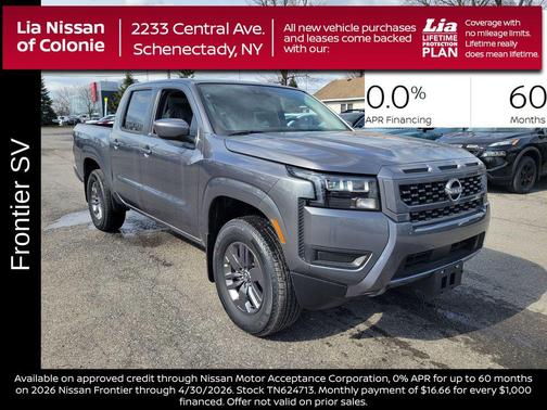 Gun Metallic 2026 Nissan Frontier SV