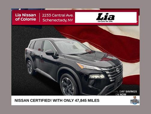 Super Black 2025 Nissan Rogue SV
