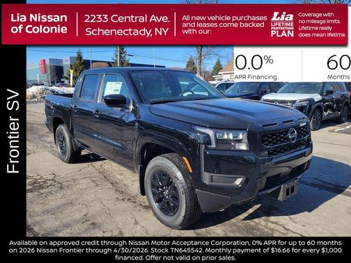 Super Black 2026 Nissan Frontier SV