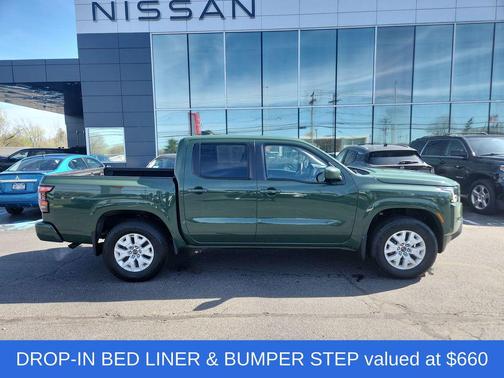 Tactical Green Metallic 2023 Nissan Frontier SV
