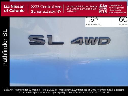 2026 Nissan Pathfinder SL