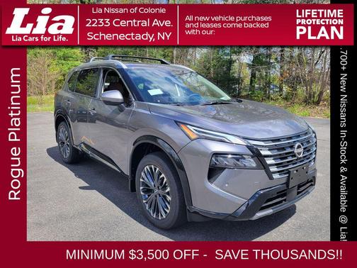 Gun Metallic 2026 Nissan Rogue Platinum