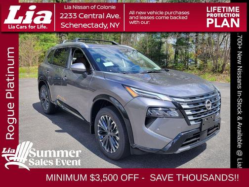 Gun Metallic 2026 Nissan Rogue Platinum