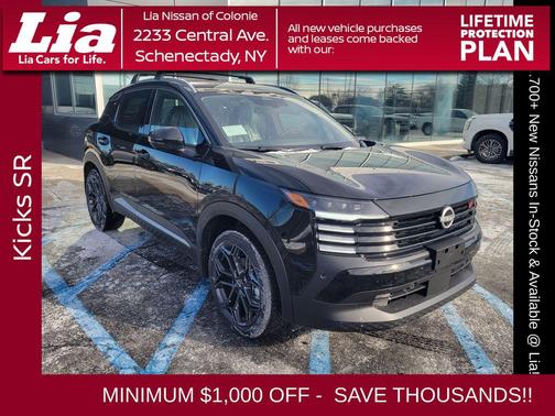 Super Black 2026 Nissan Kicks SR