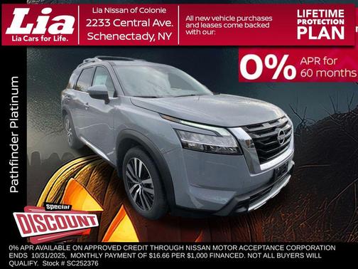 2025 Nissan Pathfinder Platinum 4WD