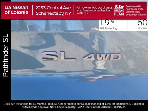 2026 Nissan Pathfinder SL