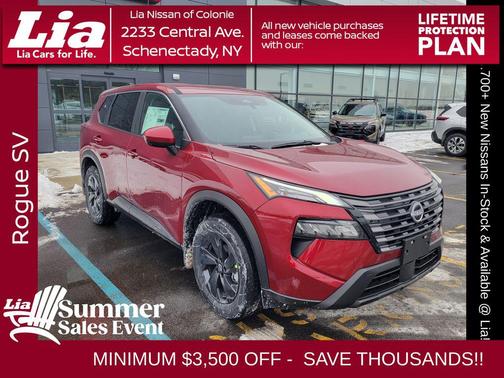 Scarlet Ember Tintcoat 2026 Nissan Rogue SV