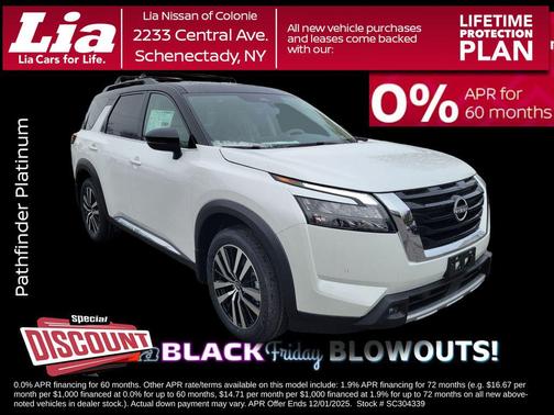 2025 Nissan Pathfinder Platinum 4WD
