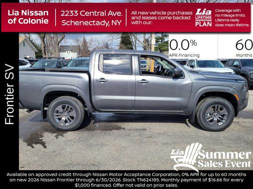Gun Metallic 2026 Nissan Frontier SV