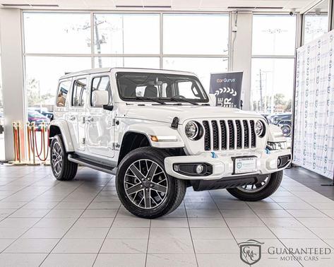 Bright White Clearcoat 2023 Jeep Wrangler 4xe Sahara High Altitude