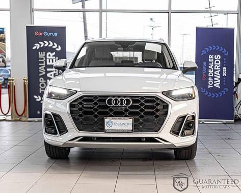 Glacier White Metallic 2024 Audi Q5 45 S line Premium Plus