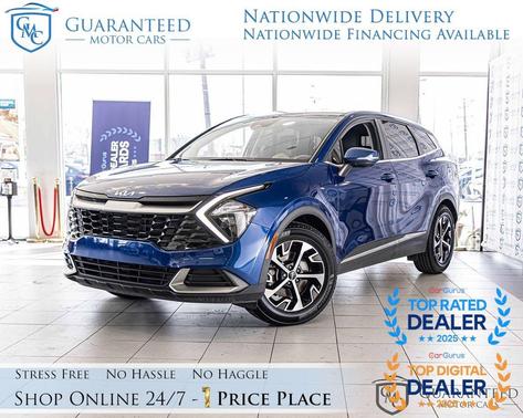Sapphire Blue 2023 Kia Sportage EX