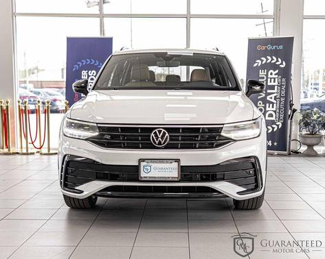 Opal White Pearl 2023 Volkswagen Tiguan 2.0T SE R-Line Black 4MOTION