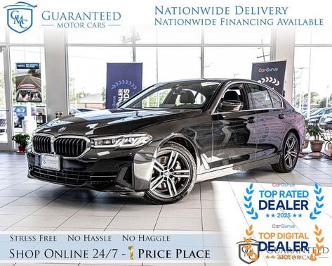 Black Sapphire Metallic 2023 BMW 530 i xDrive