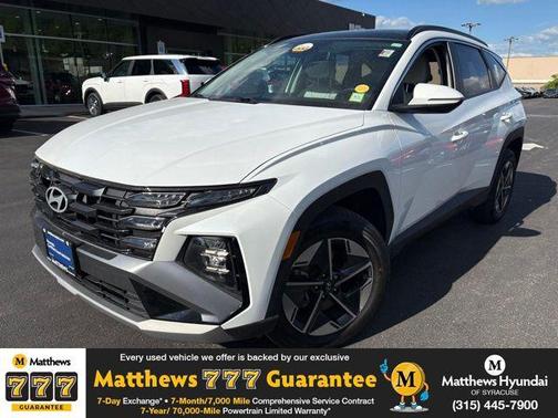 Creamy White Pearl 2025 Hyundai TUCSON Hybrid SEL Convenience