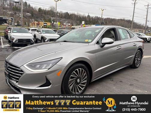 Shimmering Silver 2021 Hyundai SONATA SEL