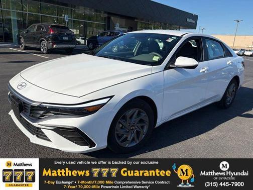 Serenity White 2024 Hyundai ELANTRA SEL
