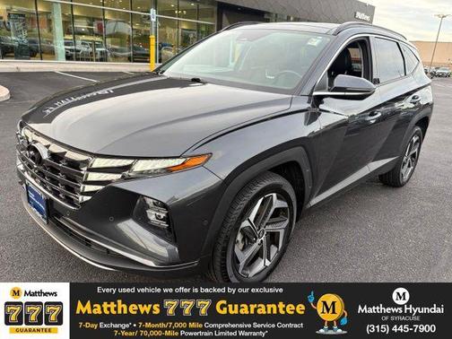 Portofino Gray 2022 Hyundai TUCSON Limited