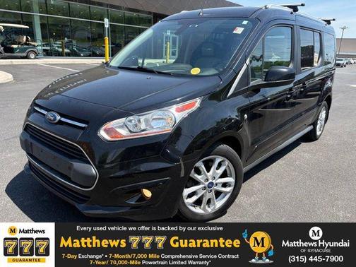 Shadow Black 2018 Ford Transit Connect Titanium w/Rear Liftgate