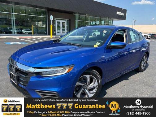 Aegean Blue Metallic 2019 Honda Insight LX