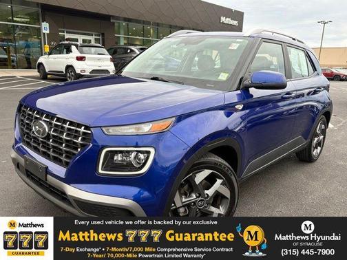 Intense Blue 2023 Hyundai VENUE Limited