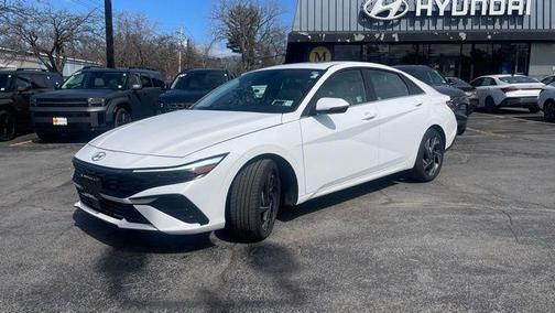 Serenity White 2025 Hyundai ELANTRA Limited
