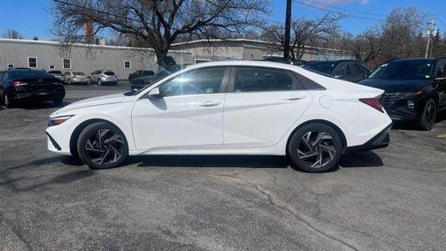 Serenity White 2025 Hyundai ELANTRA Limited