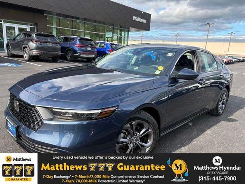 Canyon River Blue Metallic 2023 Honda Accord EX