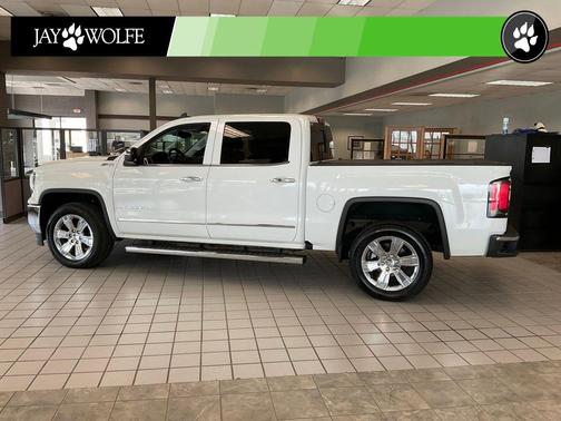 Summit White 2017 GMC Sierra 1500 SLT