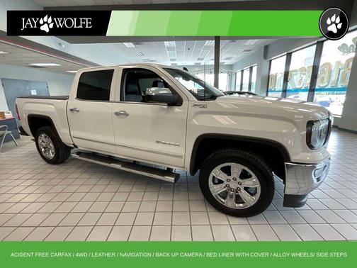 Summit White 2017 GMC Sierra 1500 SLT