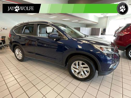 Blue 2015 Honda CR-V EX-L