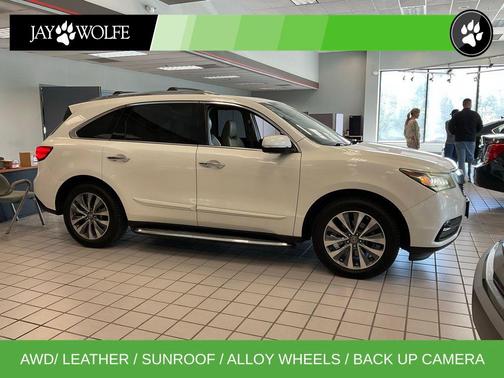 White Diamond Pearl 2014 Acura MDX 3.5L w/Technology & Entertainment Pkgs