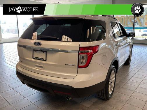 White Platinum Clearcoat Metallic 2013 Ford Explorer XLT