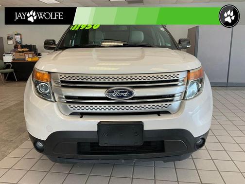 White Platinum Clearcoat Metallic 2013 Ford Explorer XLT