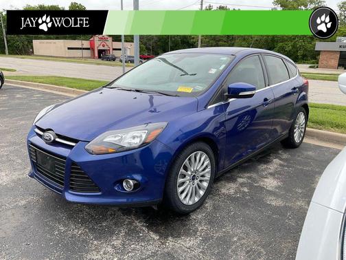 Sonic Blue Metallic 2012 Ford Focus Titanium