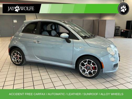 Luce Blu (Light Blue) 2013 FIAT 500 Sport