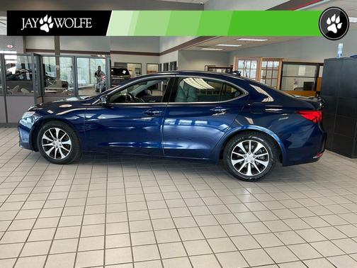 Fathom Blue Pearl 2015 Acura TLX Tech