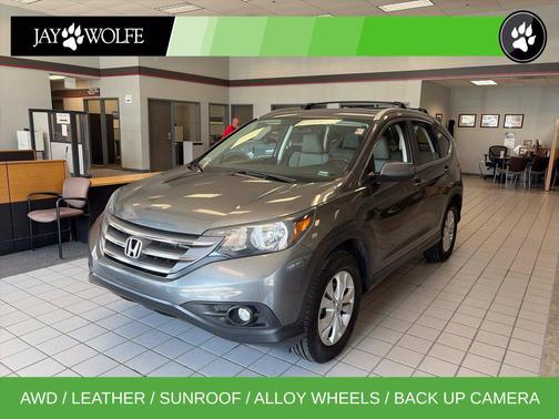Urban Titanium Metallic 2014 Honda CR-V EX-L